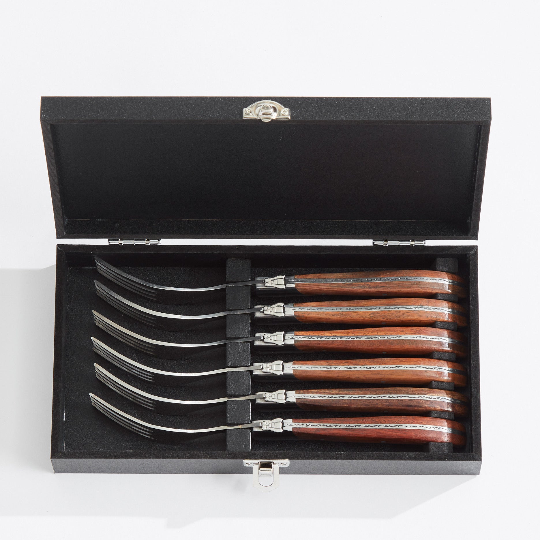 Steakgafler 6 stk rosewood